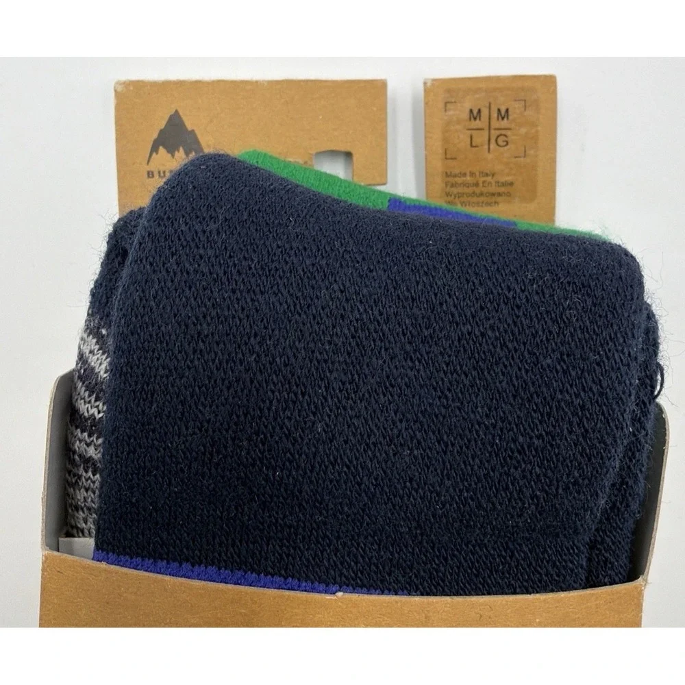 2 Pack Burton‎ Weekend Midweight Kids Medium/Large (2-4) Galaxy Green Socks NEW